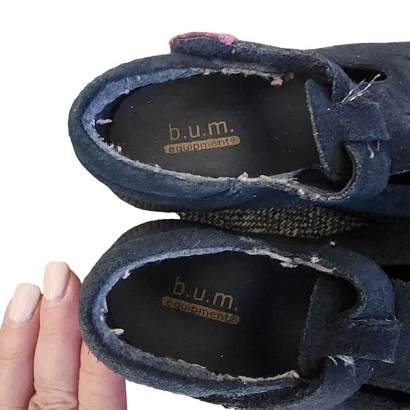 b.u.m. equipment Sheri Genuine Cow Suede Baby Girls Shoes Size 7 - Picture 8 of 10